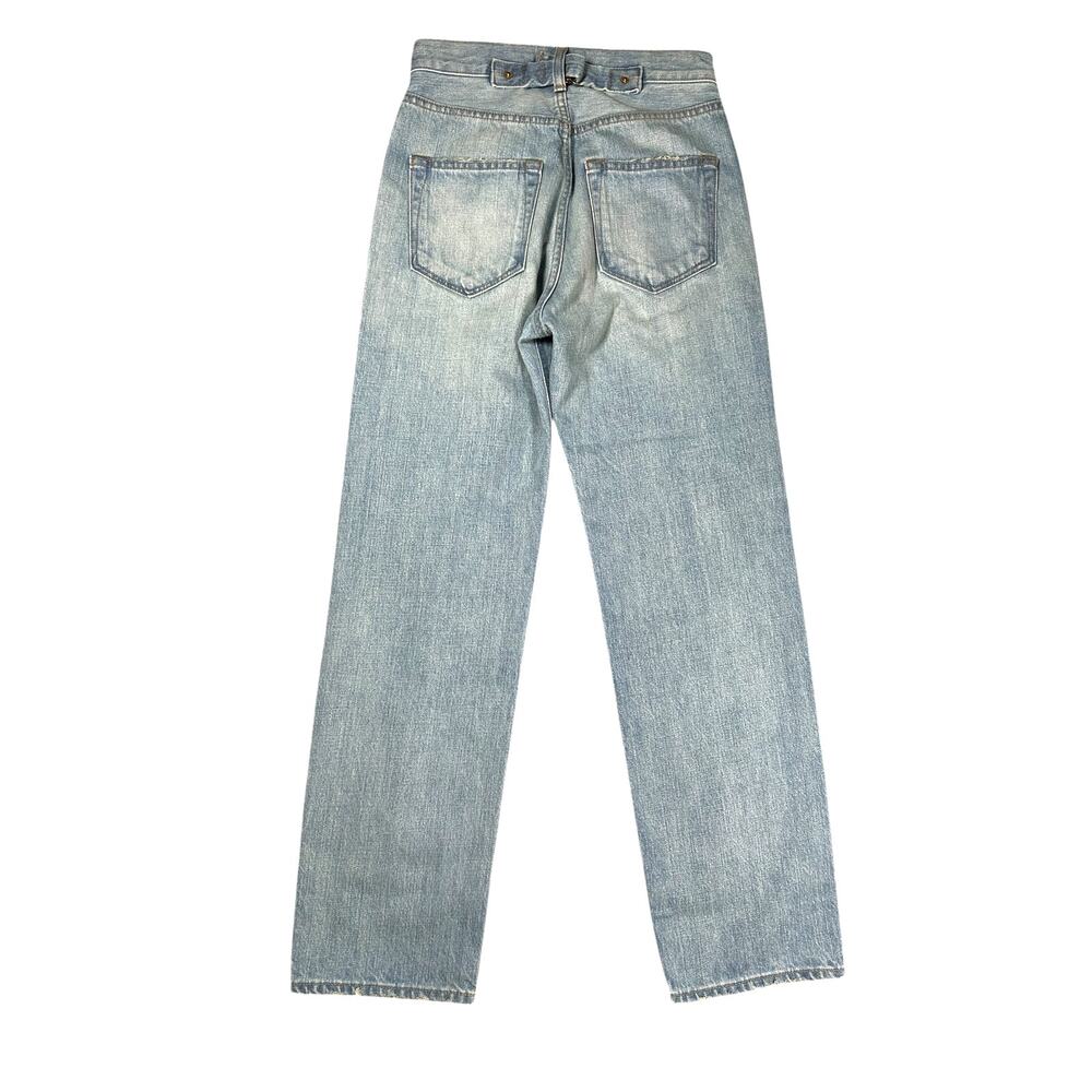 Tu Es Mon Tresor Emerald Jean Womens Size 25 High Rise Straight Boyfriend Fit - Picture 4 of 10